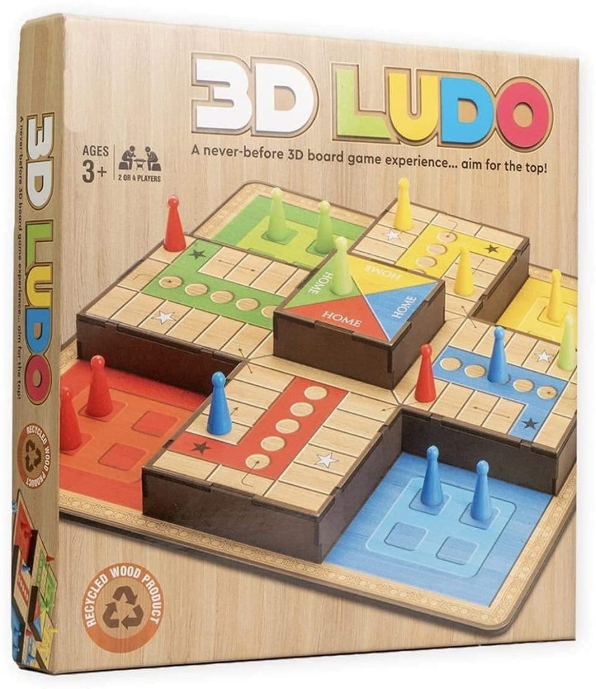 Buy Malted Wooden Ludo Board Game for Kids & Adults Online at Low Prices in  India 