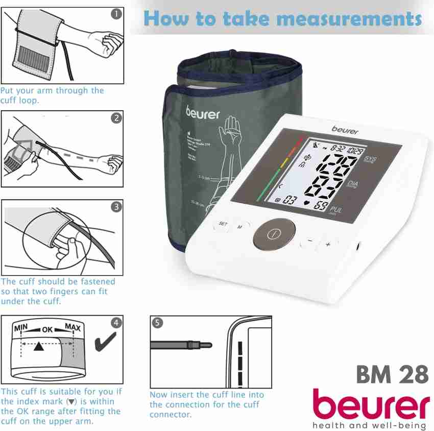 Beurer BM 28 blood pressure monitor