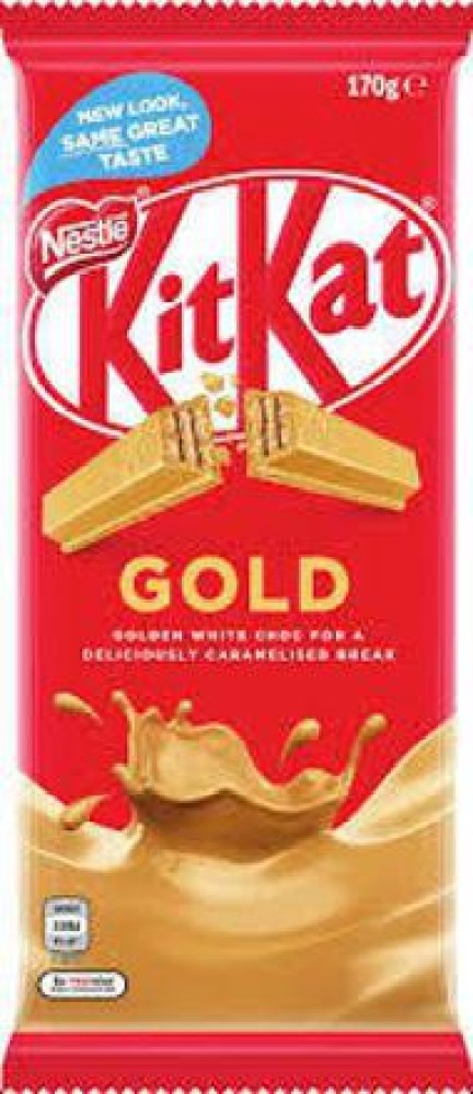 Edible Golden Chocolate Bars : kit kat bar