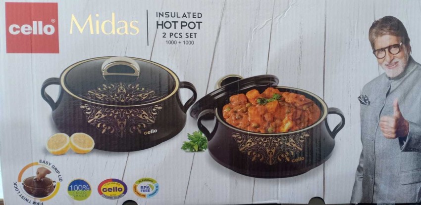 Cello Midas Insulated Casseroles Set