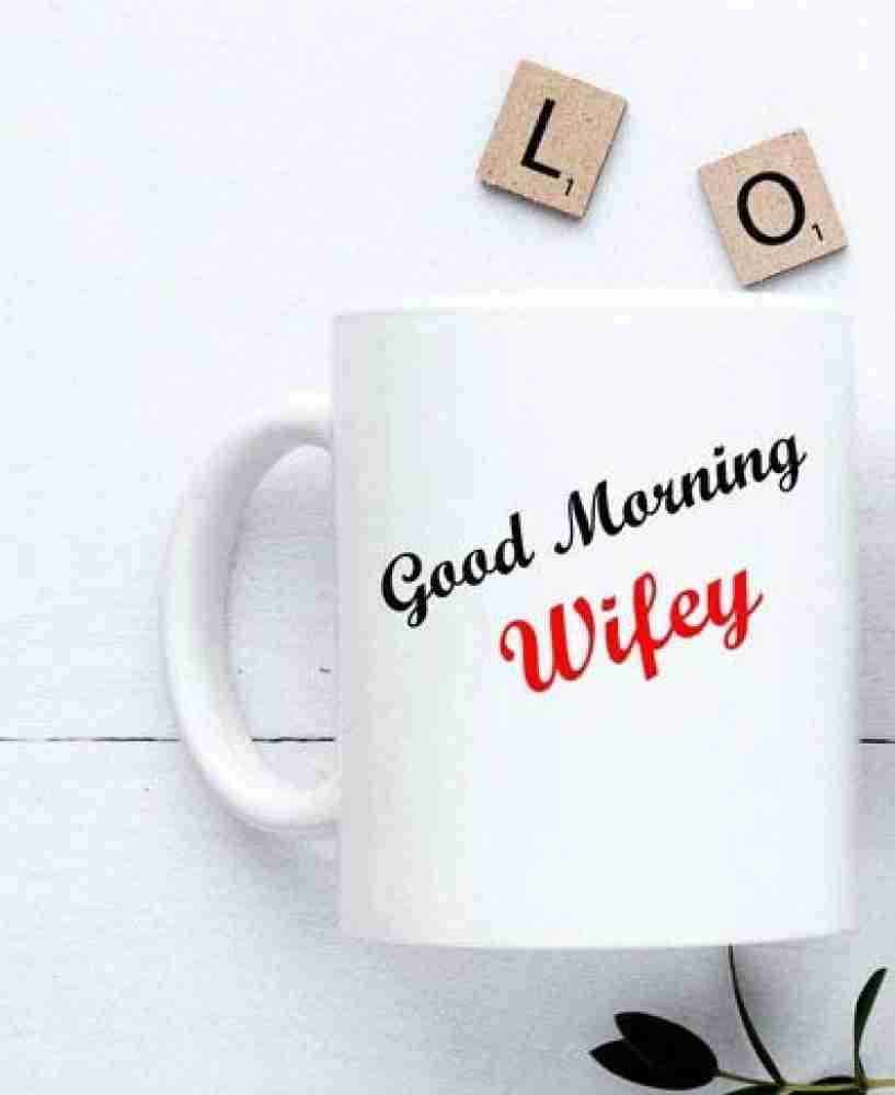 SR KRAFT “ Good Morning Hubby & Wifey Coffee “ Gift For Best ...