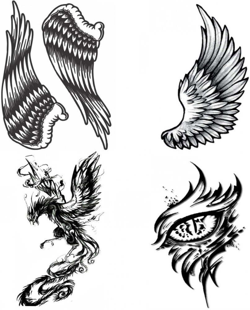 Set of hand drawn vintage etched woodcut angel or bird detailed wings  Heraldic wings for tattoo and mascot design Isolated sketch collection  vector 8545274 Vector Art at Vecteezy