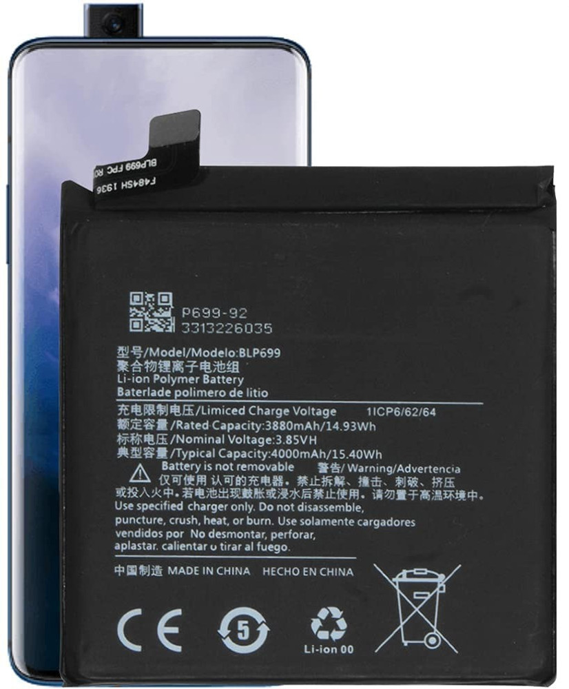 RYN Store Mobile Battery For OnePlus 7 Pro / 7Plus [BLP699] Price