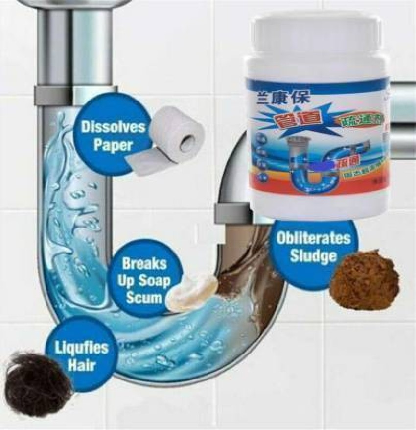 SUPER CLOG REMOVER DRAIN PIPE BASIN CLEANER CLOGGED DRAINAGE