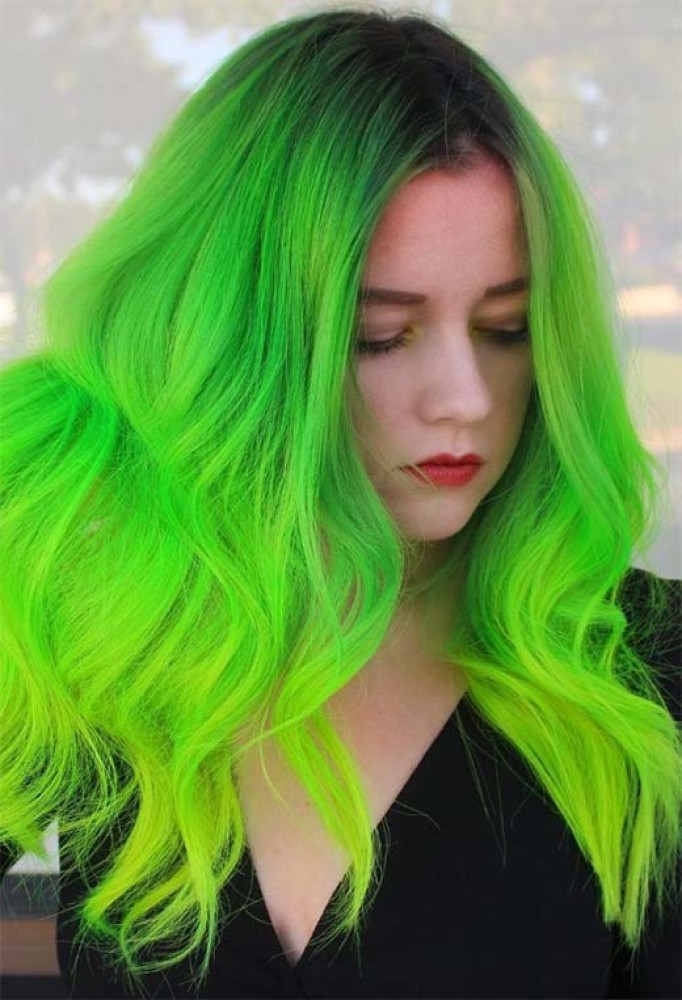 The Top Green Hair Color Ideas And How To Get Them
