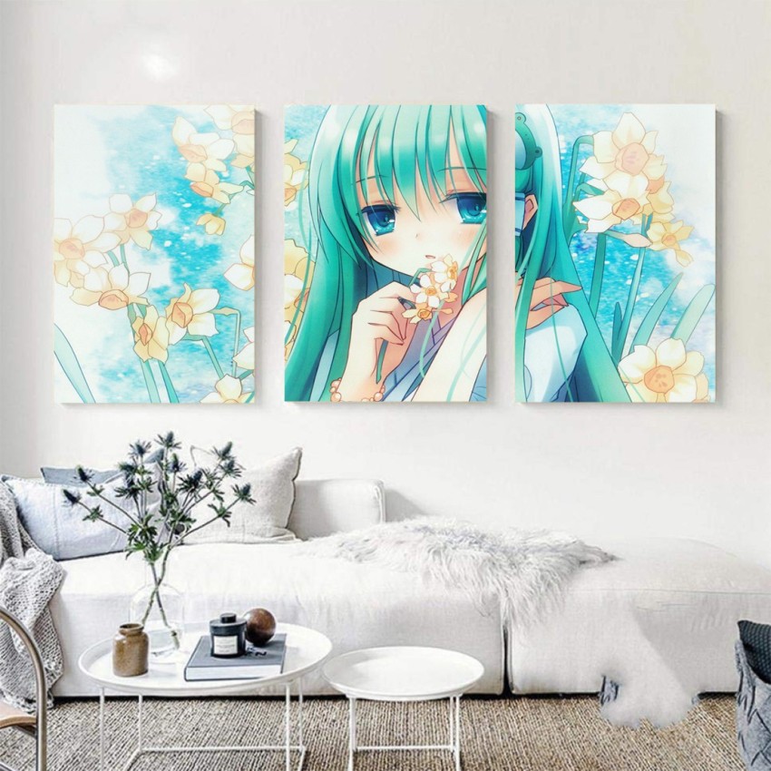 DOLUDO Canvas Wall Art Japanese Anime Posters Painting and Prints Pictures  for Living Room Bedroom Home Decor Artwork No Frame 12x20inch  Amazonin  Home  Kitchen