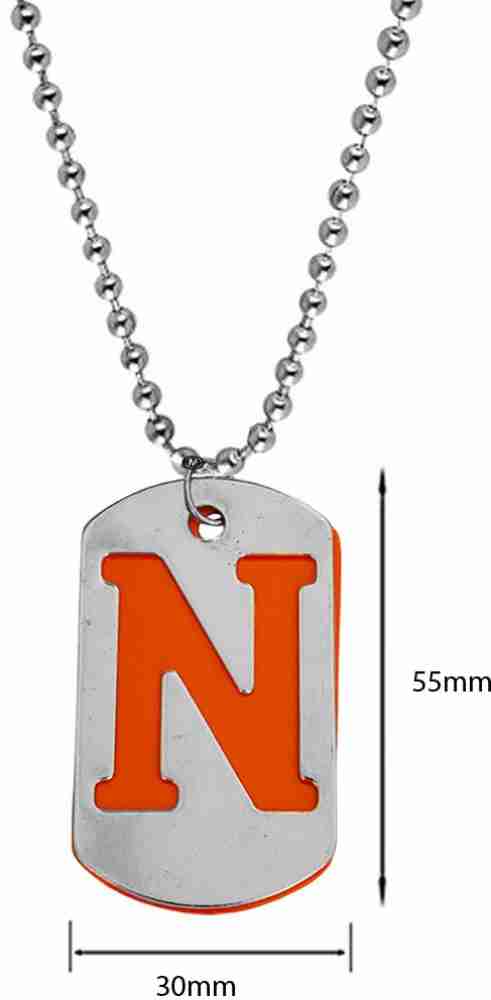 M Men Style T Letter Alphabet Locket Necklace chain For Men And Boys  Stainless Steel Pendant Price in India - Buy M Men Style T Letter  Alphabet Locket Necklace chain For Men