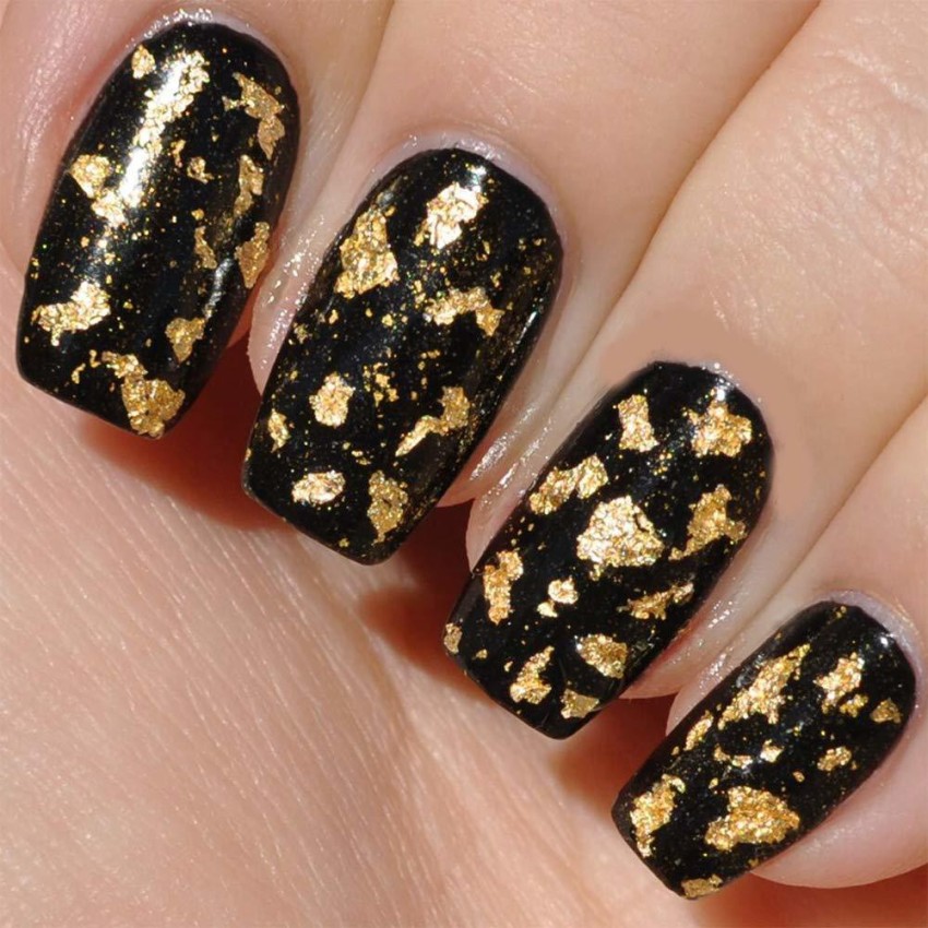 KLASSIC WARAQ COMPANY Imitation Gold Flakes For Nails Decoration