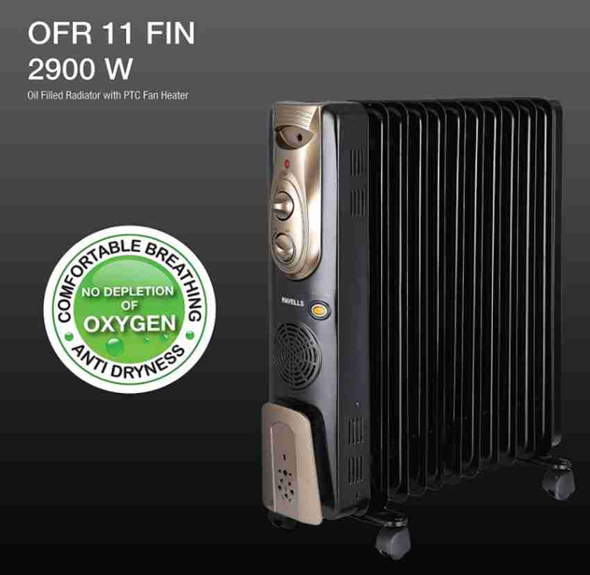 HAVELLS OFR 11FIN With PTC Fan Heater 2900 W Oil Filled Room Heater Price  in India - Buy HAVELLS OFR 11FIN With PTC Fan Heater 2900 W Oil Filled Room  Heater online