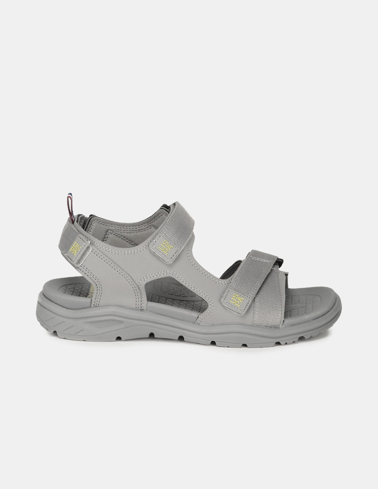 grey sandals