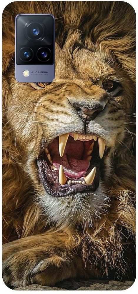 PICHKU Back Cover for VIVO V21-V2066-ANIMAL,LION,TIGER,SHER,BOYS,GIRLS,FUNKY, - PICHKU : PICHKU Back Cover for VIVO V21-V2066-ANIMAL,LION,TIGER,SHER,BOYS,GIRLS,FUNKY, - PICHKU :
