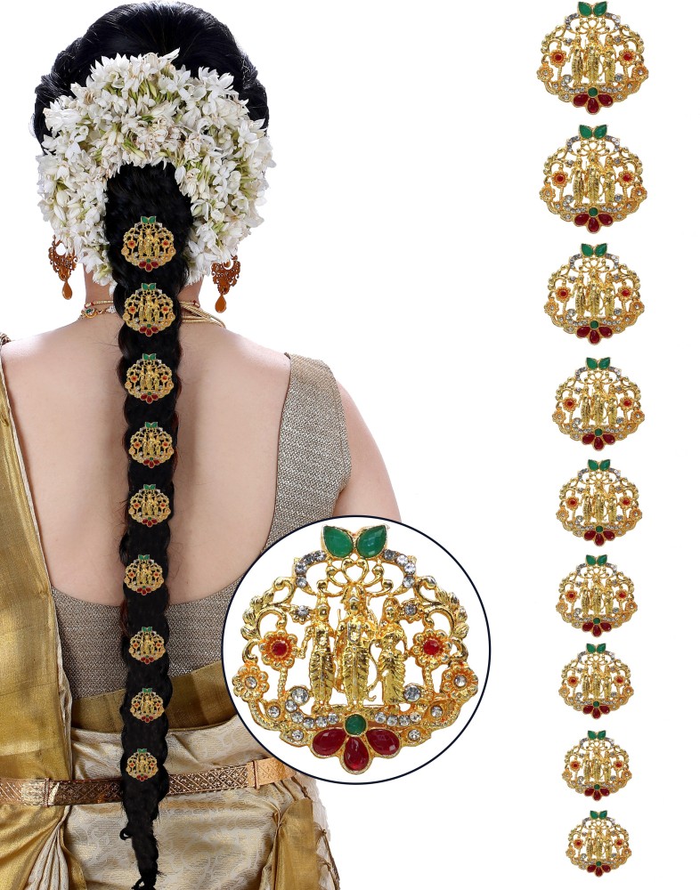 Wonderful Golden Hair accessories  South India Jewels
