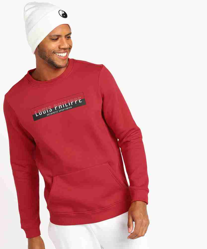 louis philippe red sweatshirt