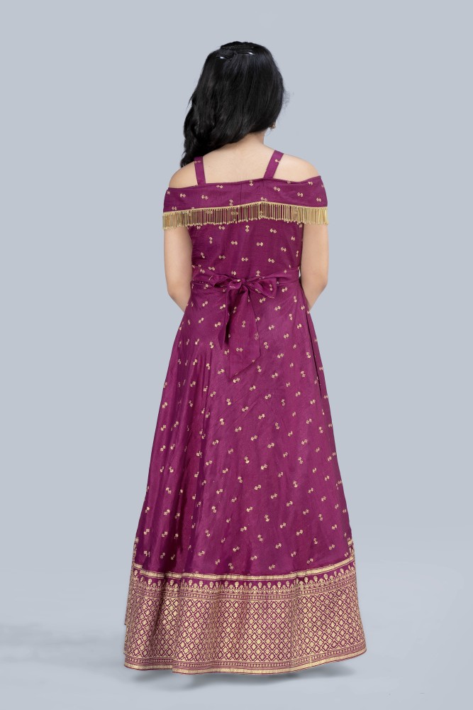 Kirakira World Purple Aesthetic Mesh Plaid Summer Dress Purple / L (US M )