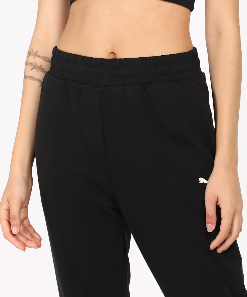 PUMA Solid Women Black Track Pants  Buy PUMA Solid Women Black Track Pants  Online at Best Prices in India  Flipkartcom