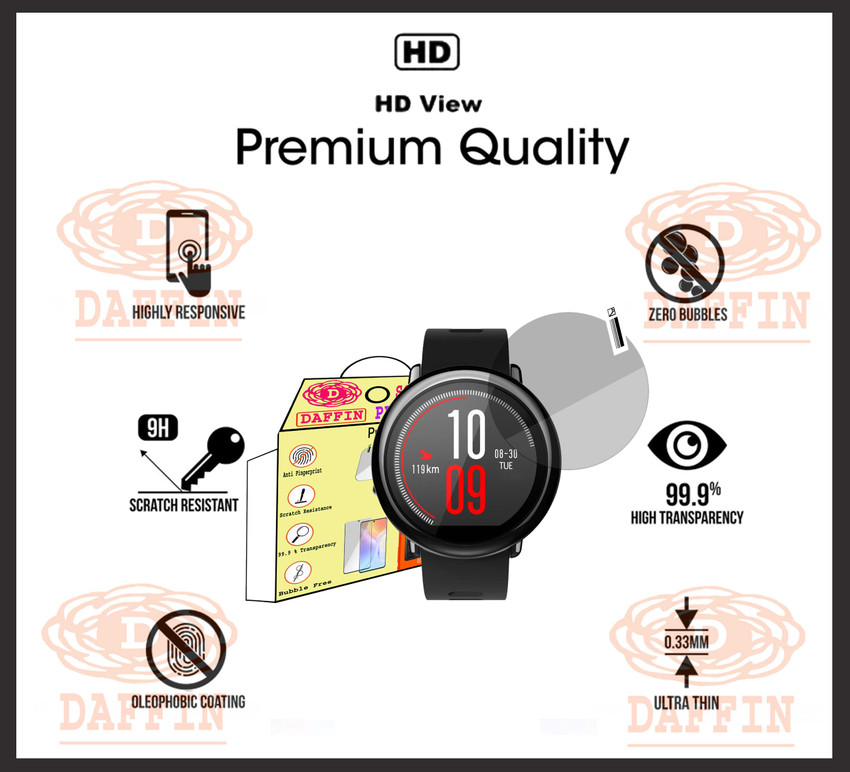 daffin Screen Guard for Huami Amazfit Pace Smartwatch daffin