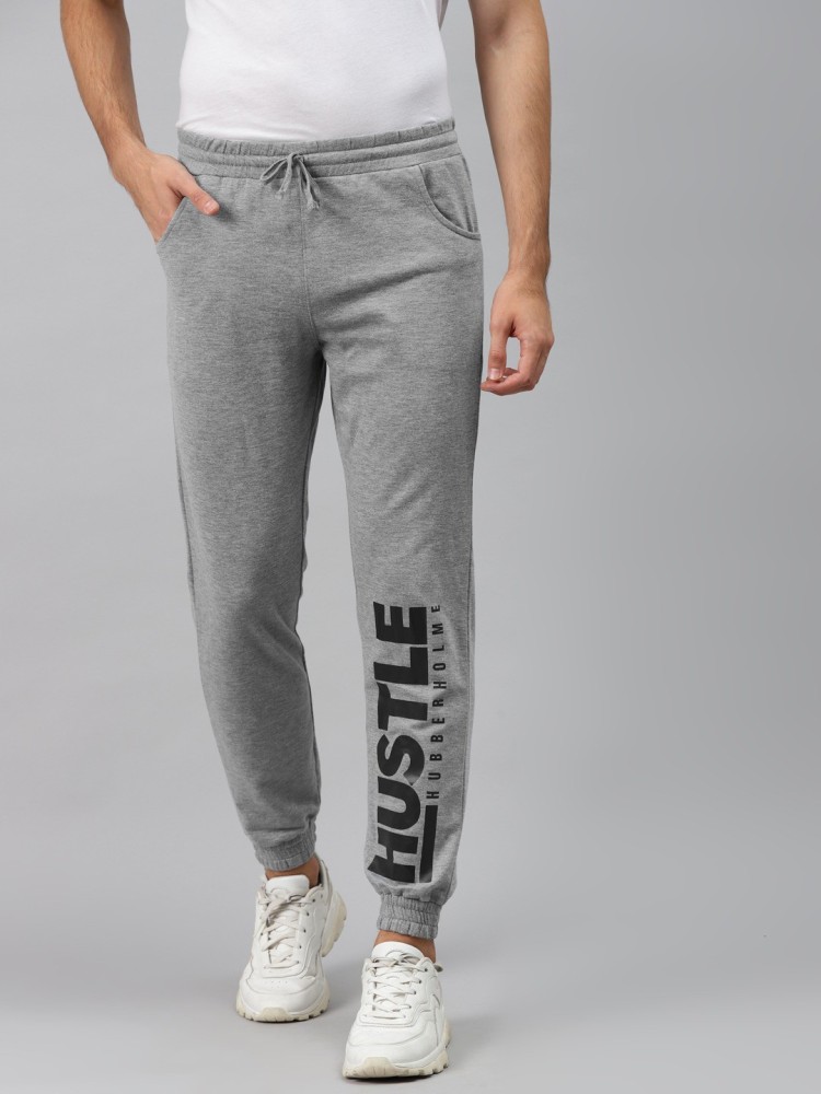 Buy Black & Grey Track Pants for Men by Hubberholme Online | Ajio.com
