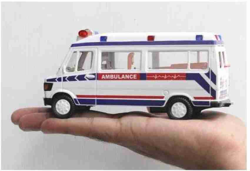 white ambulance toy