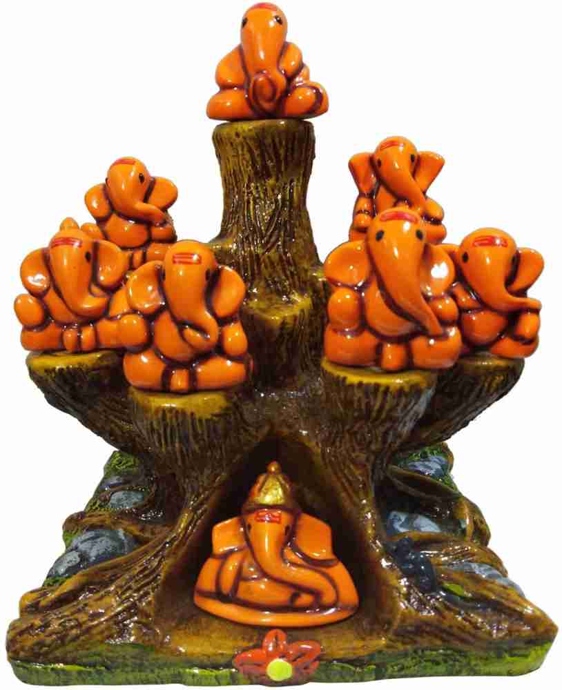 Sudha Gift & Toys Point Ashtavinayak Ganpati seating on tree|gifts ...