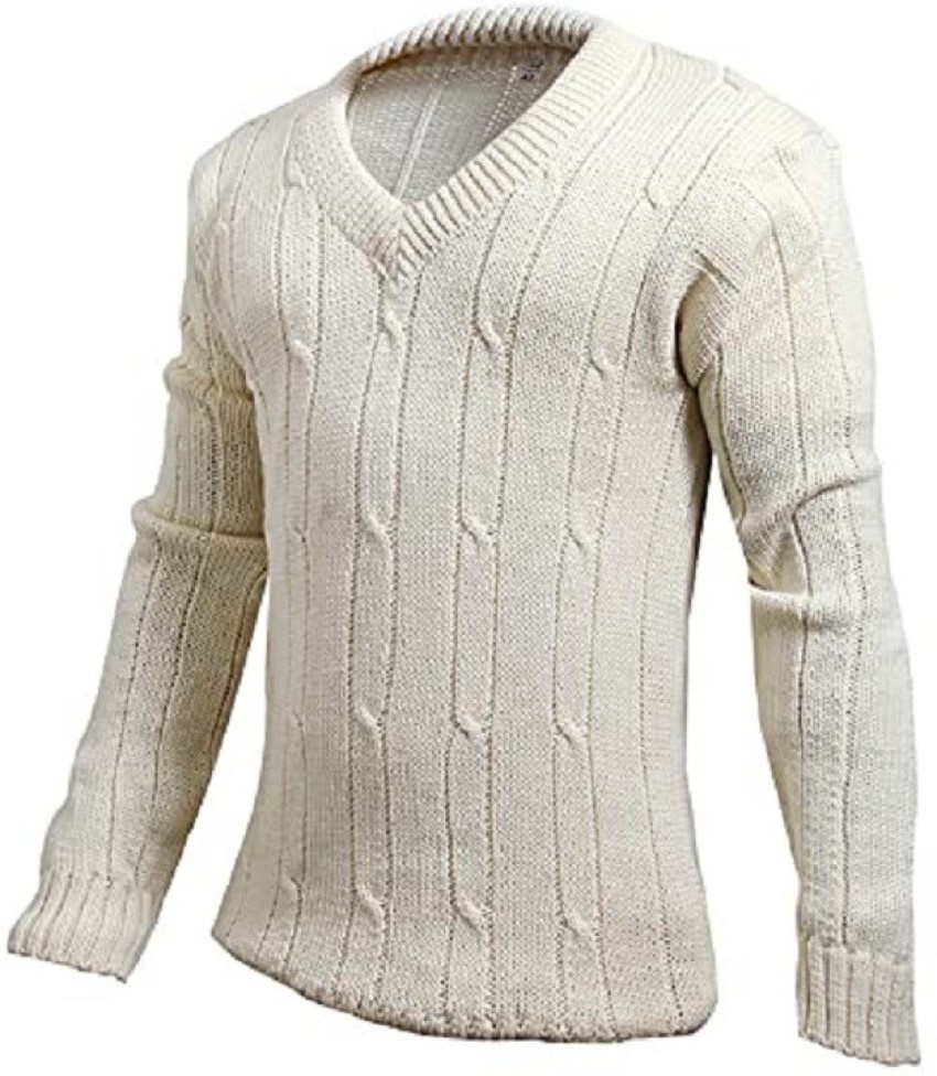 V Neck Wool Sweater - Buy V Neck Wool Sweater online in India