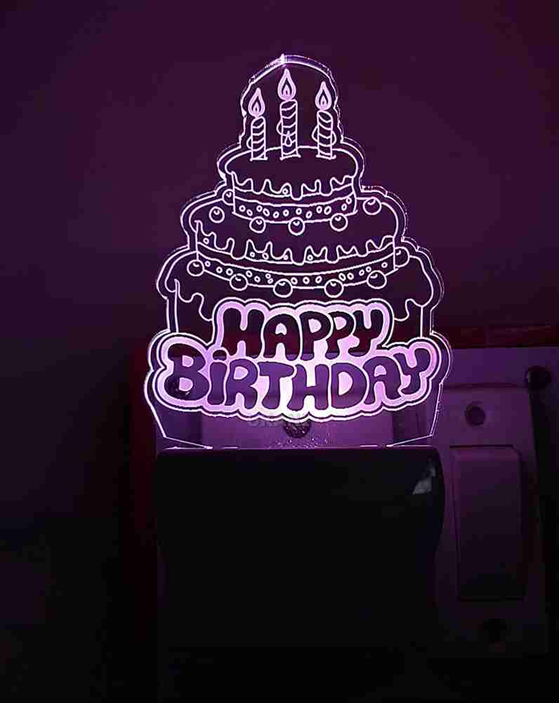 Pawan 3D Happy Birthday Cake Night Lamp Night Lamp Price in India - Buy Pawan 3D Happy Birthday Cake Night Lamp Night Lamp online at Pawan 3D Happy Birthday Cake Night Lamp Night Lamp Price in India - Buy Pawan 3D Happy Birthday Cake Night Lamp Night Lamp online at