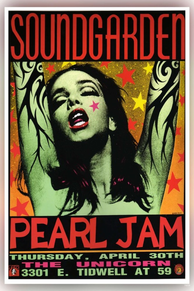 Concert Soundgarden & Pearl Jam Texas Matte Finish Poster Paper Print -  Abstract posters in India - Buy art, film, design, movie, music, nature and  educational paintings/wallpapers at