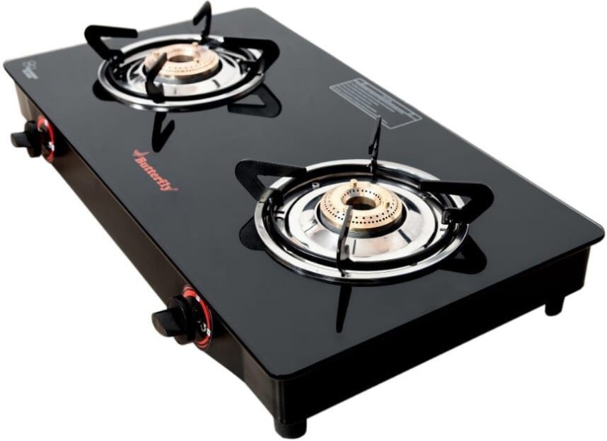 butterfly glass top stove price