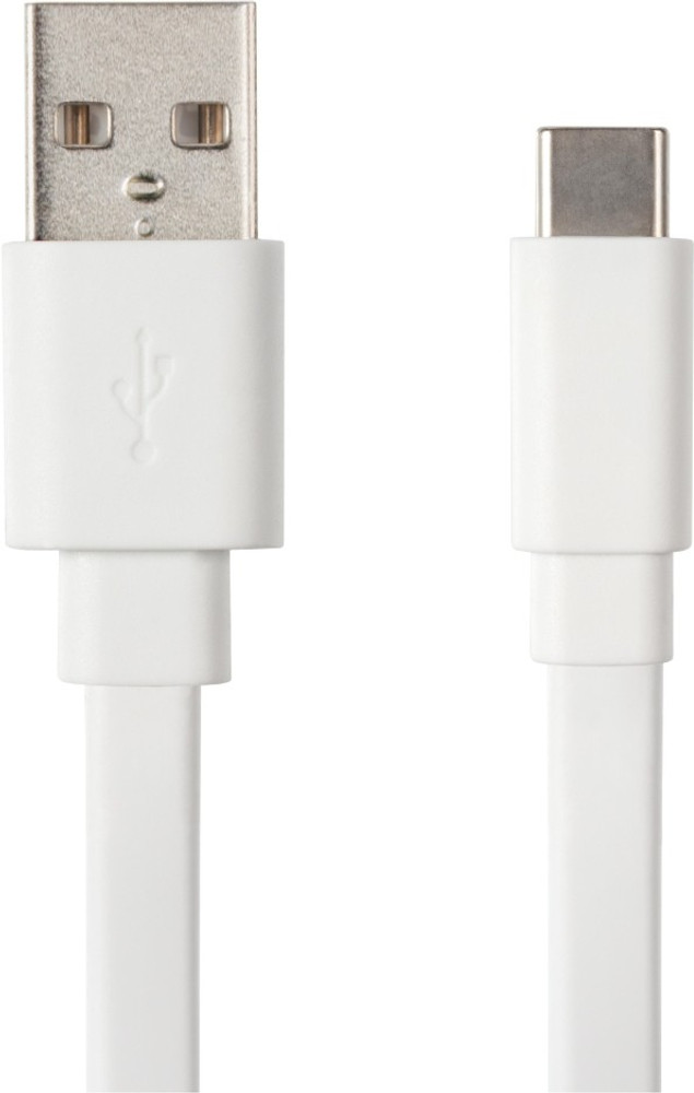 Anweshas USB Type C Cable 0.1 m Type C Power Bank Size Flat Cable