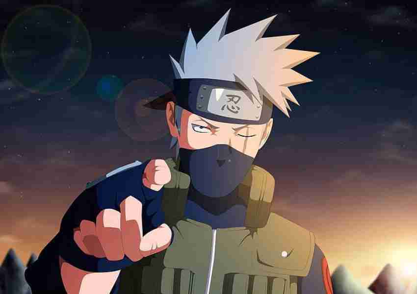 Kundan Store - HD wallpaper: Anime, Naruto, Kakashi Hatake 12 * 18 Inches  Poster, Unframed, Matte Finish, Multi Color : : Home & Kitchen