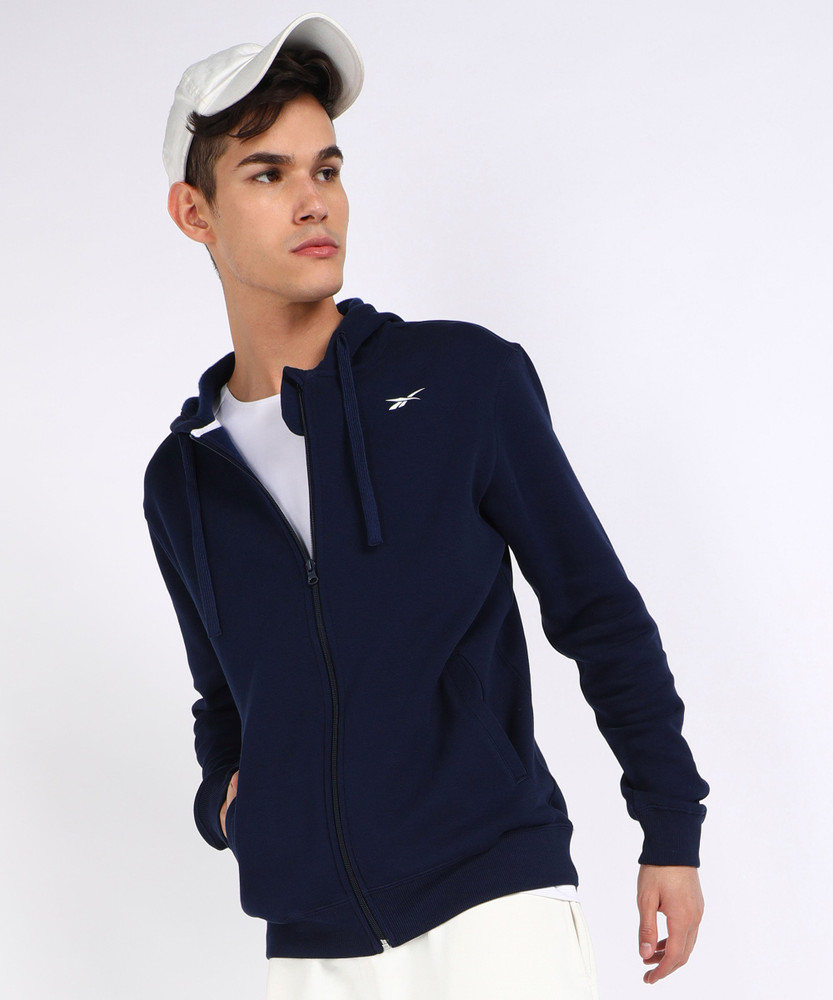 REEBOK Full Sleeve Solid Men Sweatshirt 