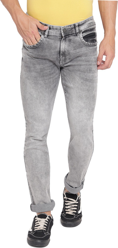 Buy Greenfibre Slim Men Grey Jeans 