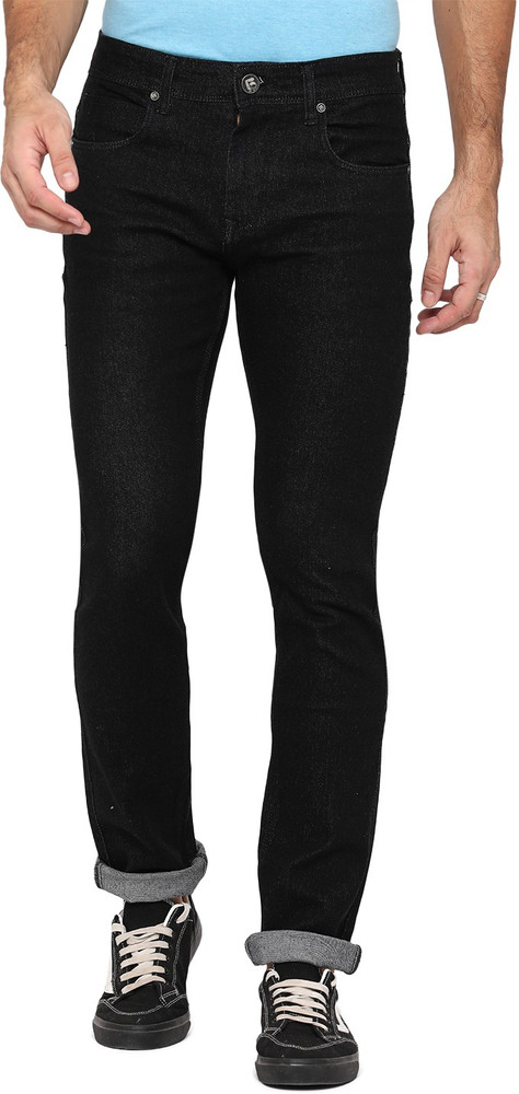Buy Greenfibre Slim Men Black Jeans 