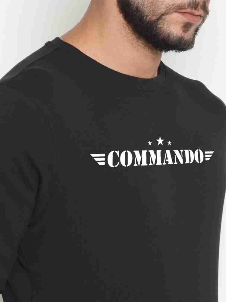 black cat commando t shirt