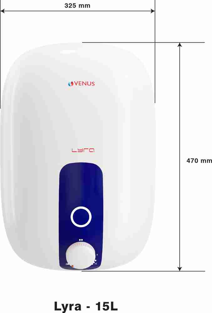 Venus 15 L Storage Water Geyser (Lyra 15R, White) Price in India - Buy Venus  15 L Storage Water Geyser (Lyra 15R, White) online at Flipkart.com