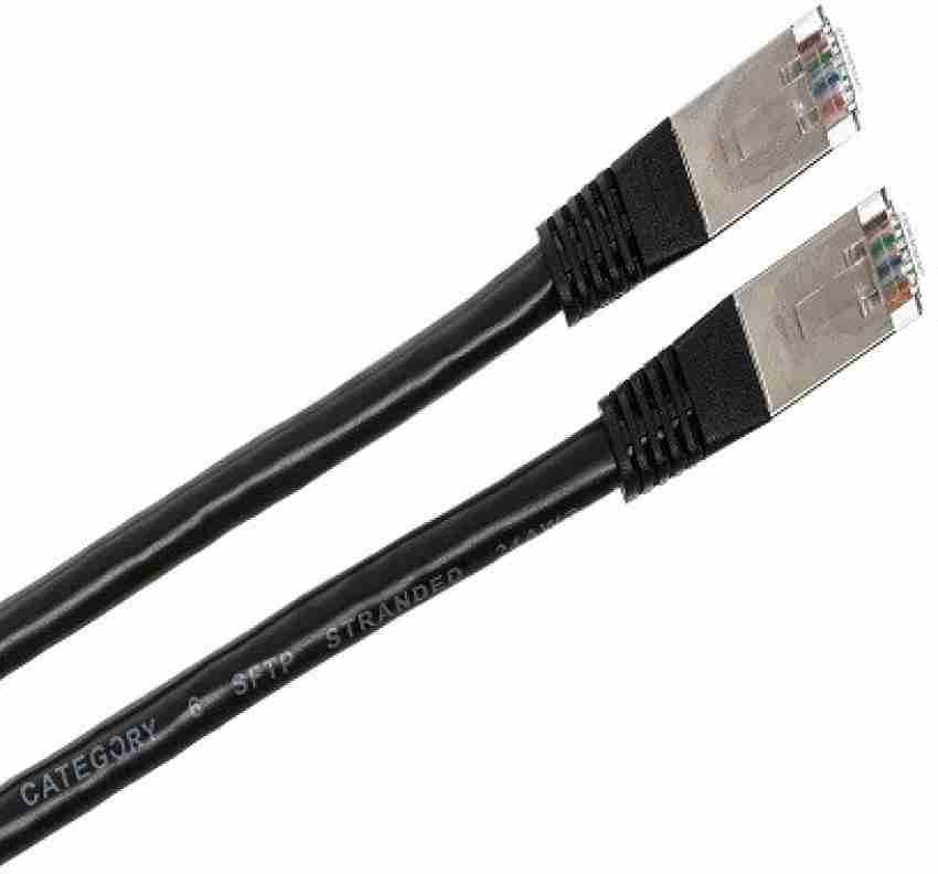 techut LAN Cable 10 m 10 Meters CAT 6 Ethernet Cable Lan Network