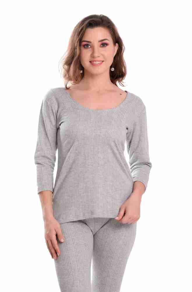 Buy REVEXO Ladies Thermal Inner wear Set for Winter 3/4th Sleeves