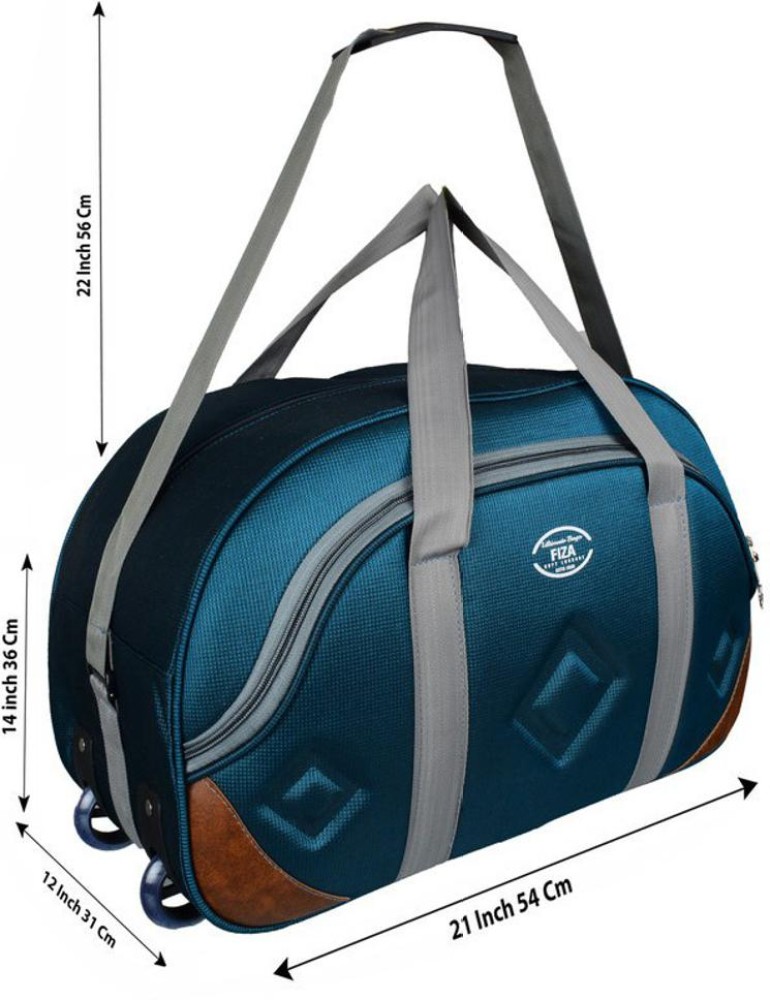 55 Liters Heavy Duty Travel Luggage Bag Travel Duffel Bag, Size/Dimension:  14 X 20 X 10 Inch