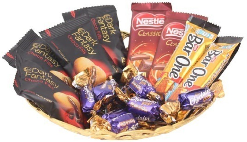SFU E Com Overloaded Kitkat Chocolate Hamper With Dark Fantasy, Chocolate  Gift Hamper For Rakhi, Diwali, Christmas, New year, Birthday, Anniversary