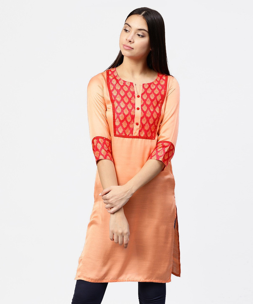 Rangun Casual Printed Women Kurti  Buy Rangun Casual Printed Women Kurti  Online at Best Prices in India  Flipkartcom