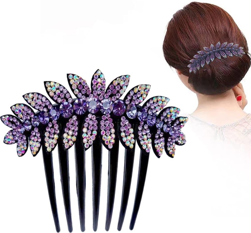 FANCY COMBS Premium Decorative Beaded Double Hair Comb Clip  Etsy  Hair  comb accessories Hair comb clips Wedding hair clips