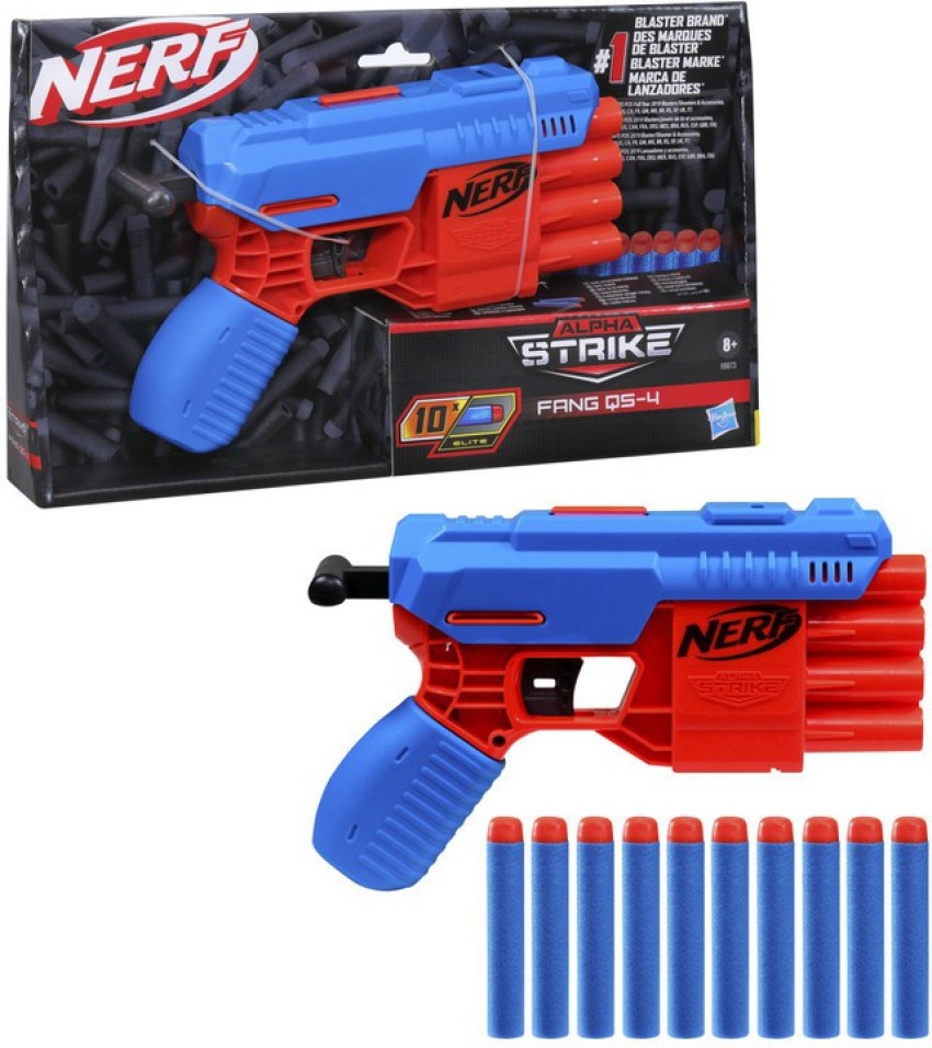 Nerf Alpha Strike Boa RC-6 Blaster with 6-Dart Rotating Drum -- Fire 6  Darts in a Row -- Includes 6 Nerf Elite Darts - Nerf