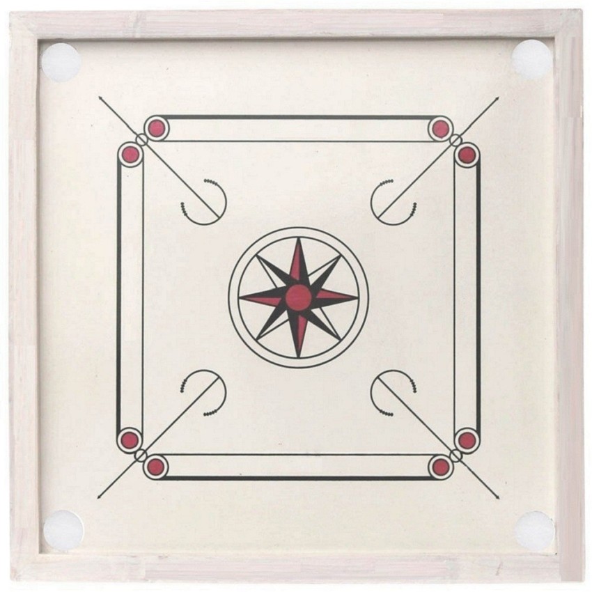 Adrio WHITE FRAME SMOOTH QUALITY FULL SIZE(32 INCH) 81CM CARROM