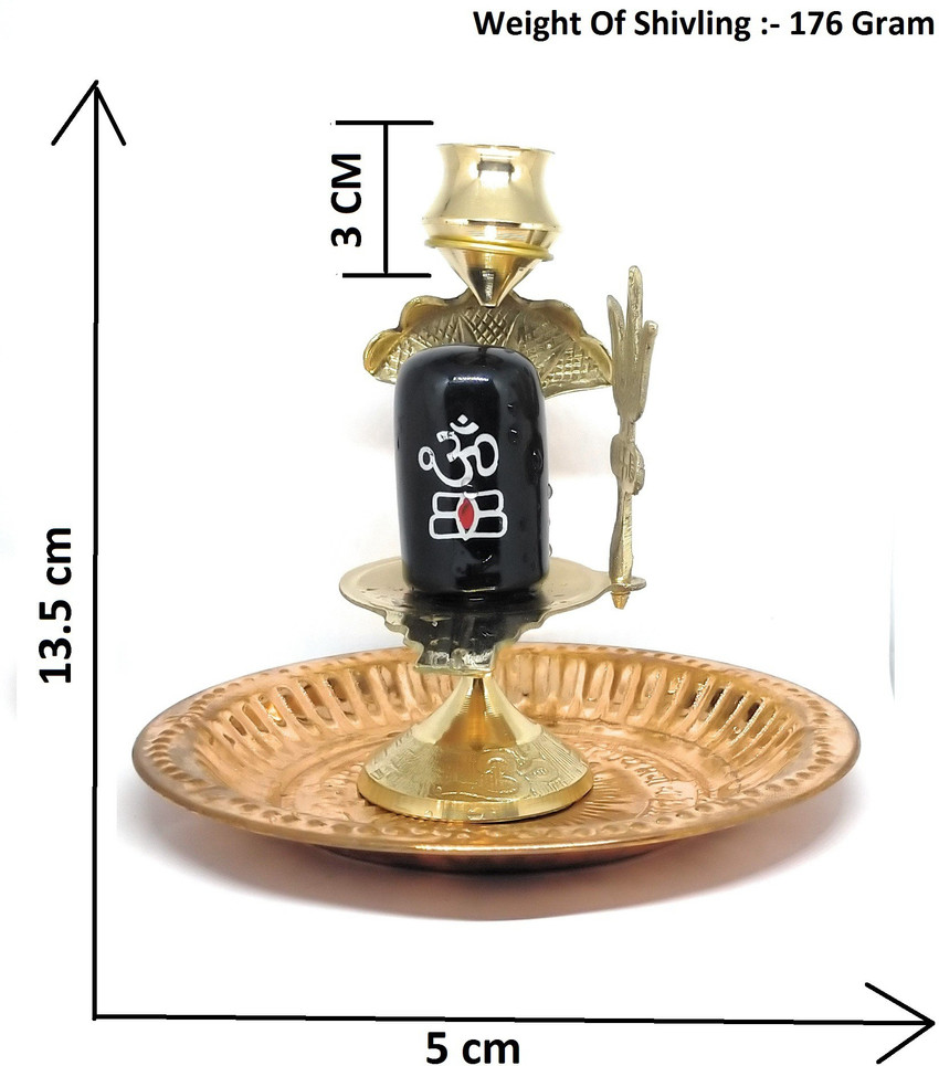 Astrosale Ashtadhatu Shivling With Lota In Medium Size Falling ...