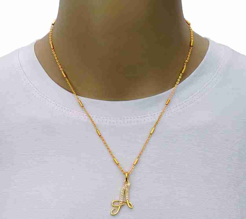 Jewel WORLD Gold-plated pendant necklace chain for women & girls Beads  Gold-plated Plated Alloy Chain Price in India - Buy Jewel WORLD Gold-plated  pendant necklace chain for women & girls Beads Gold-plated