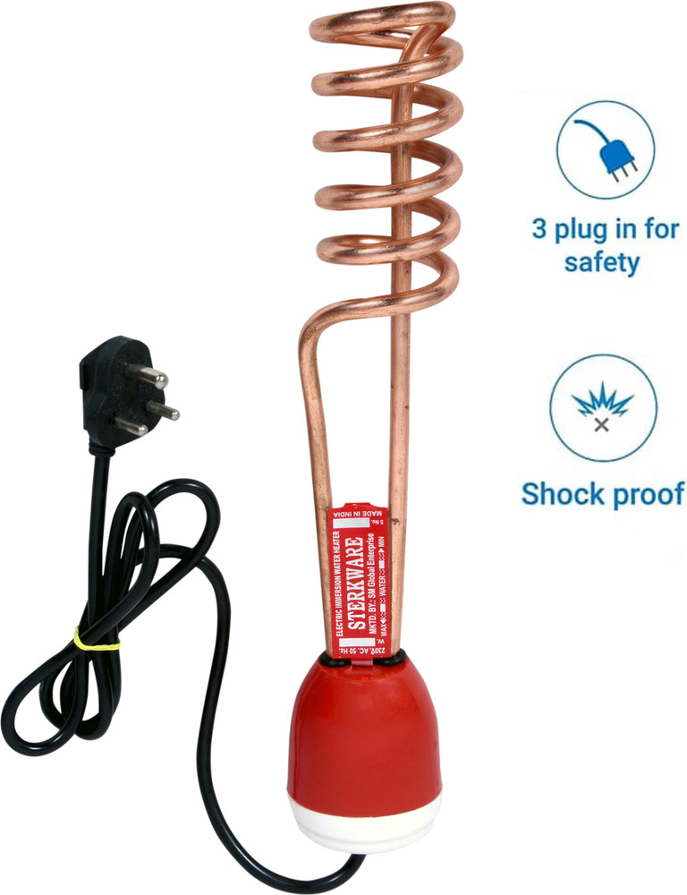 ironify 1000W SHOCKPROOF IMMERSION ROD 1000 W Shock Proof Immersion Heater  Rod Price in India - Buy ironify 1000W SHOCKPROOF IMMERSION ROD 1000 W  Shock Proof Immersion Heater Rod online at Flipkart.com