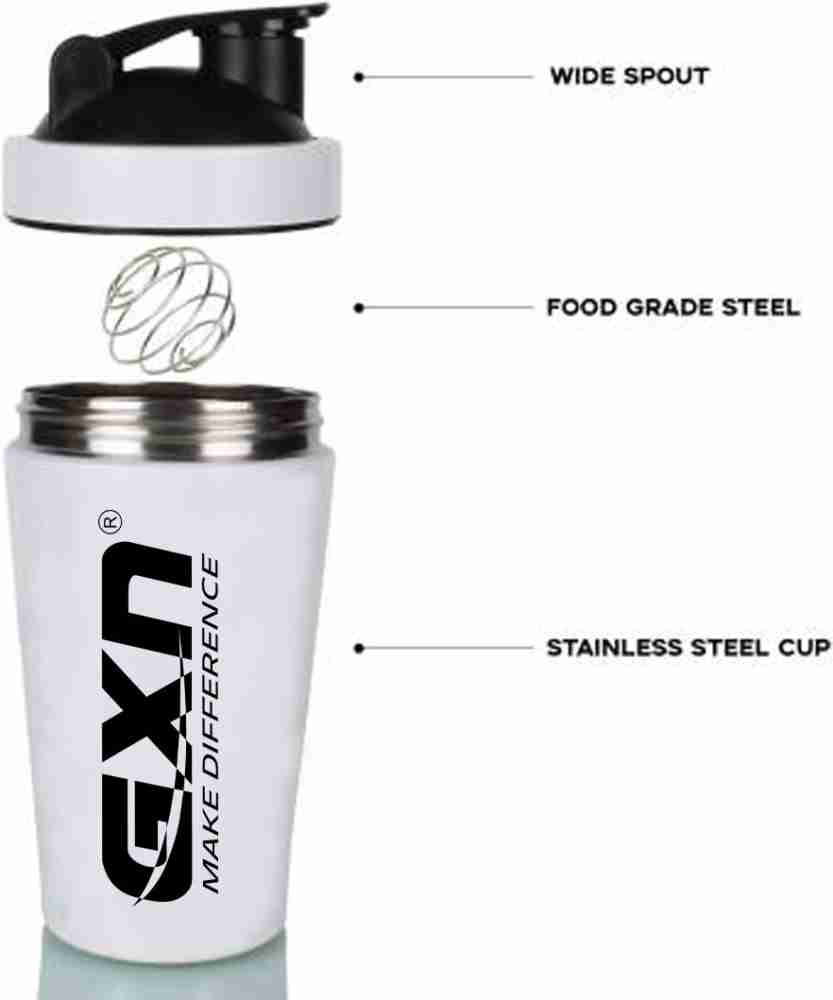 Multicolor Steel Gym Shaker, Cylindrical, Capacity: 750 mL