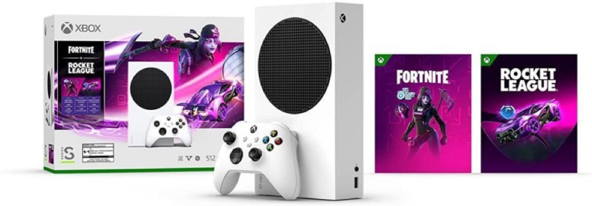 Xbox Series S Fortnite and Rocket League Bundle - Includes Xbox Wireless  Controller - Includes Fortnite & Rocket League Downloads - 10GB RAM 512GB  SSD