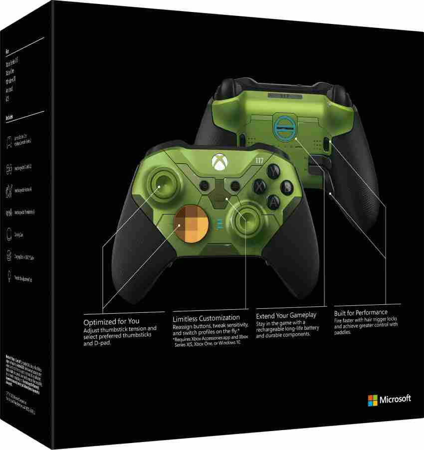 Microsoft Xbox Elite Series 2 Halo Infinite Limited Edition Controller -  Green for sale online