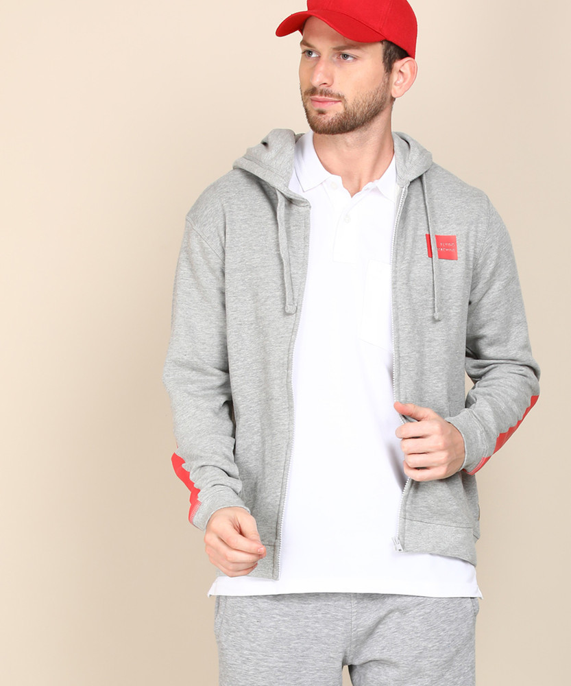 Sleeve Color Block Men Sweatshirt 