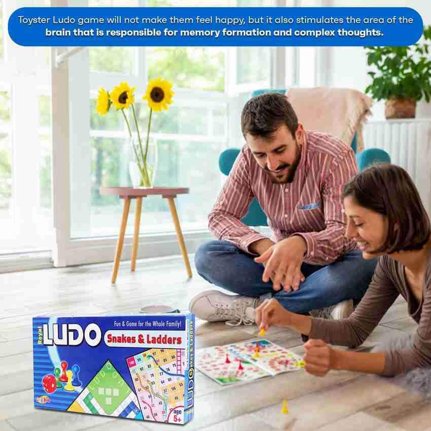  20 Inches Ludo Board Game,2-6 Players Ludo Game for Adults,Ludo  & Parcheesi Board Games Suitable for Family Gathering & Party Night (Ludo  Instruction Included) : Toys & Games